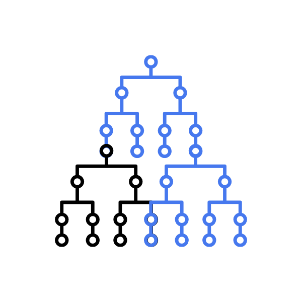 Framework grid with highlighted structured pathways-1