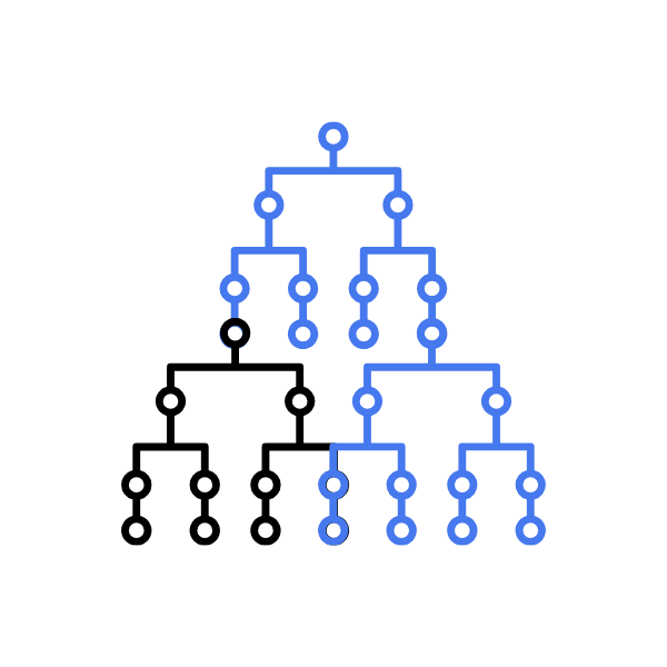 Framework grid with highlighted structured pathways-1