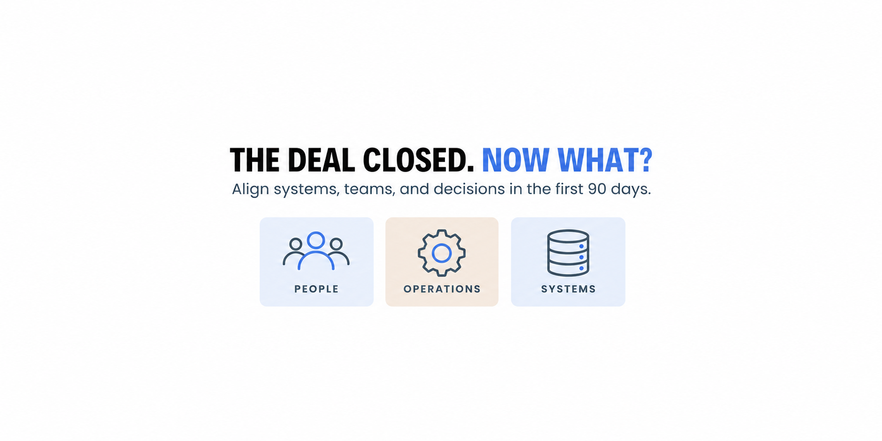 Acquisition Integration: Align Operations After the Deal