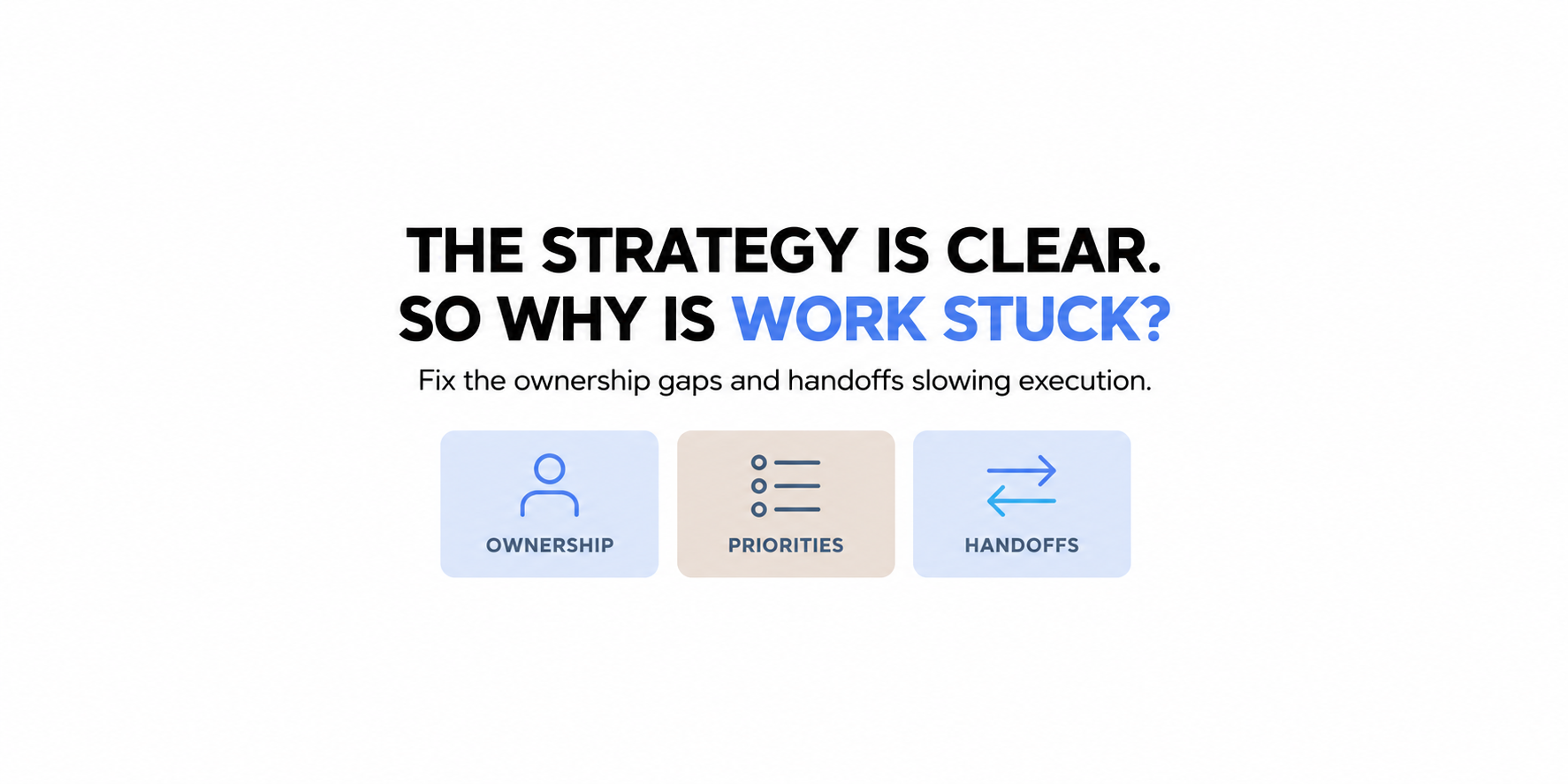 Why Good Strategies Stall Between Decisions and Execution